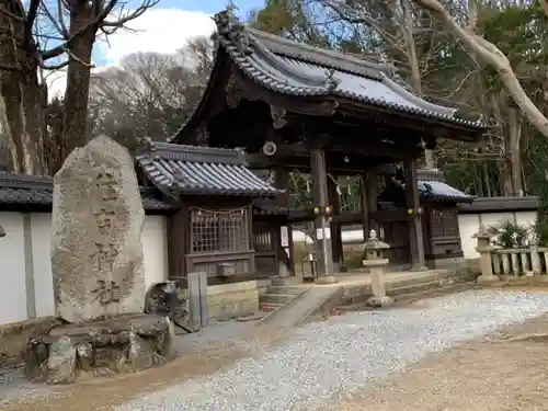小野住吉神社の山門・神門