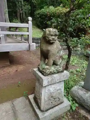 堀口天満天神社の狛犬