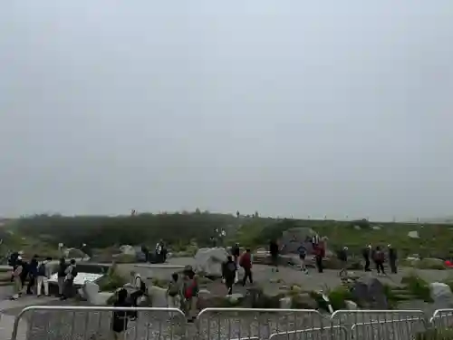 雄山神社峰本社の景色