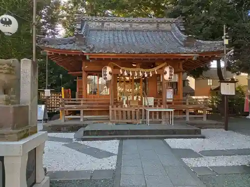 川越熊野神社の本殿