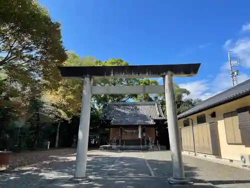 青木神社の鳥居