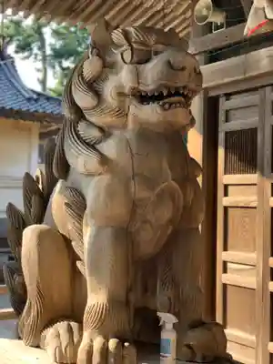 放生津八幡宮の狛犬