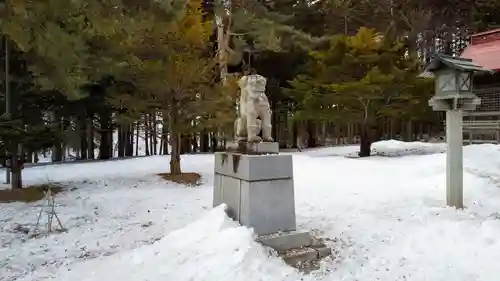 網走神社の狛犬