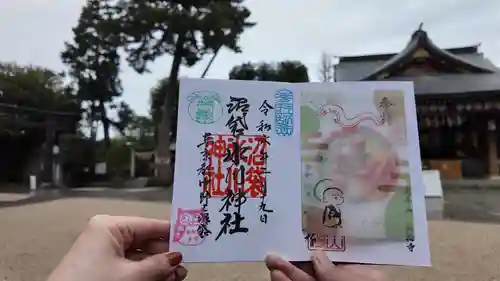 中野沼袋氷川神社の御朱印