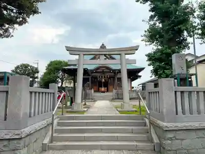 鵜ノ木八幡神社の鳥居