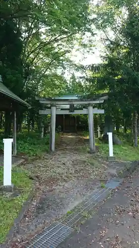 皇太明神神社の鳥居