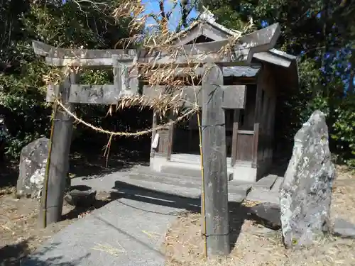 猪鼻神社の鳥居