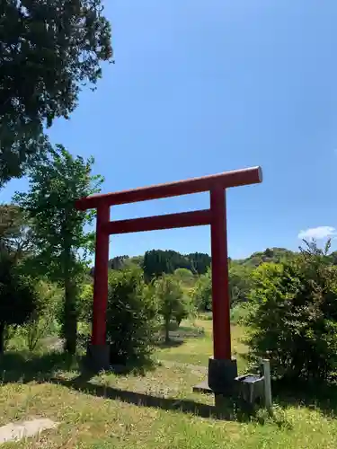 神社（名称不明）の鳥居