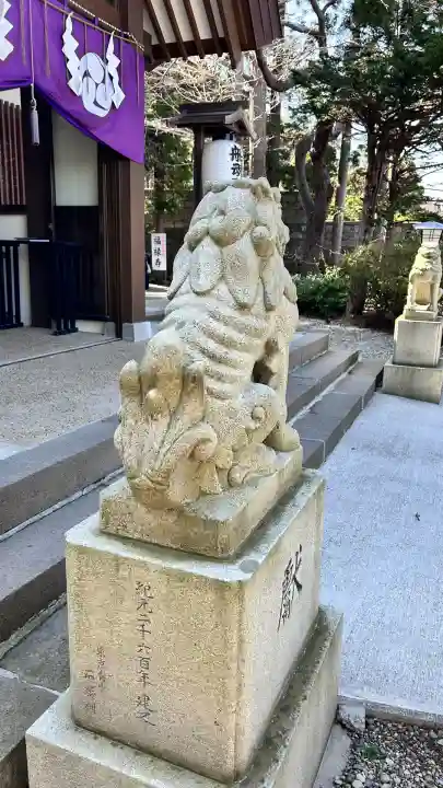 船魂神社の狛犬