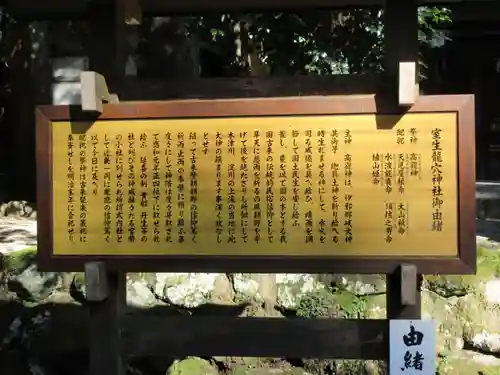 室生龍穴神社の歴史