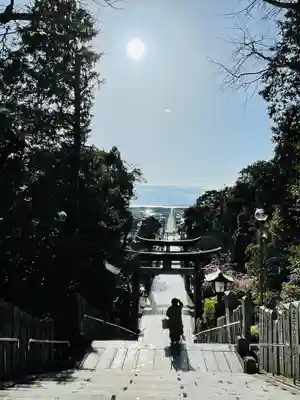 宮地嶽神社の鳥居