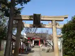 元郷氷川神社の鳥居