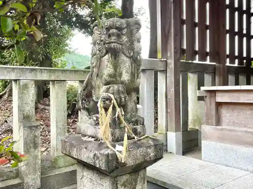 貝野神社(西貝野)の狛犬