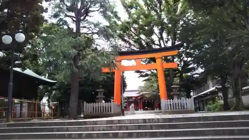 旗岡八幡神社の鳥居