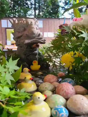 滑川神社 - 仕事と子どもの守り神の手水