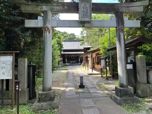 忍　諏訪神社・東照宮　の鳥居