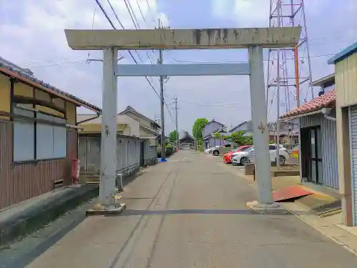 日吉社（弥勒寺東）の鳥居