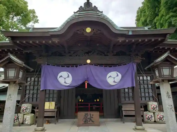 久留米宗社 日吉神社の本殿・本堂