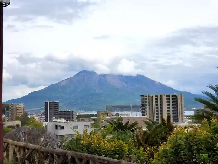 南洲神社の景色