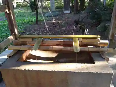 新発田諏訪神社の手水舎