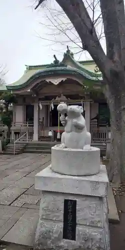 戸部杉山神社の狛犬