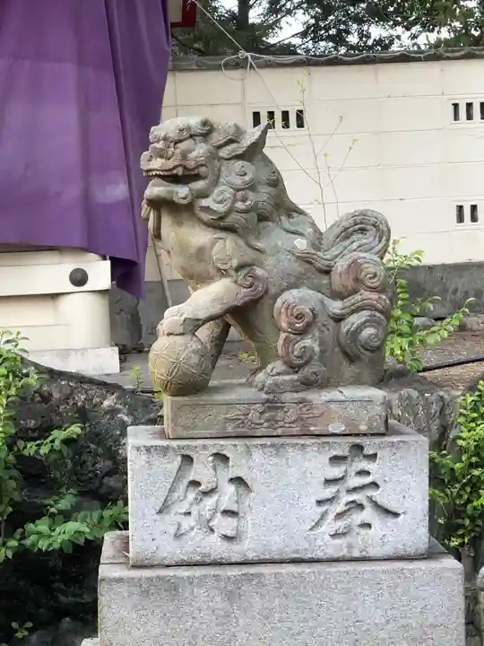 別小江神社の狛犬