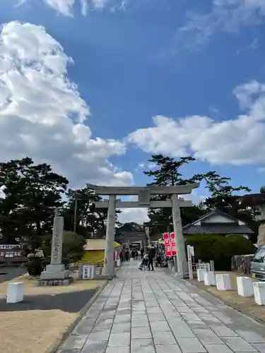 綱敷天満宮の鳥居