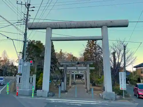 橘樹神社の鳥居