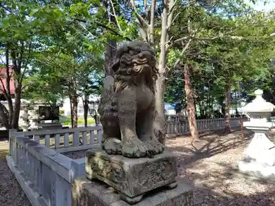 妹背牛神社の狛犬