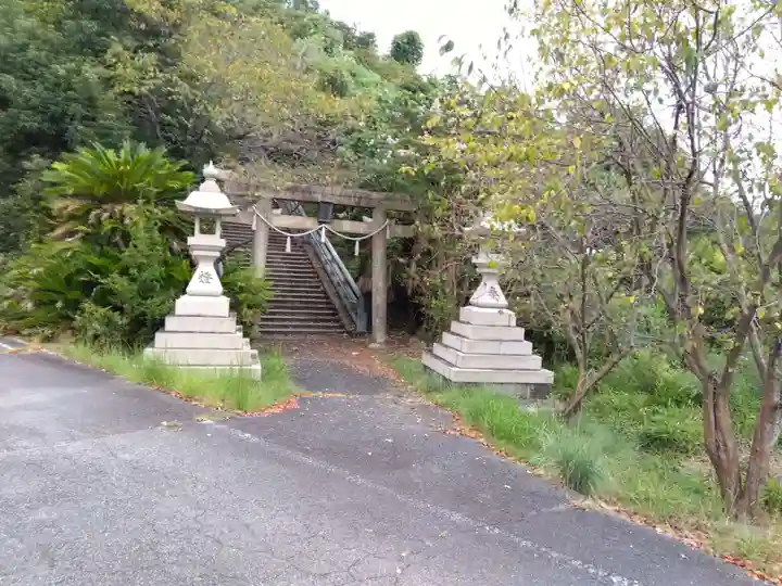 陸天満宮の鳥居