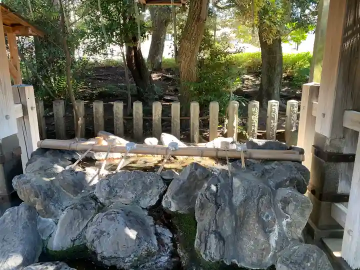 伊勢神社の手水舎