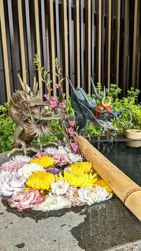 駒込妙義神社の手水舎