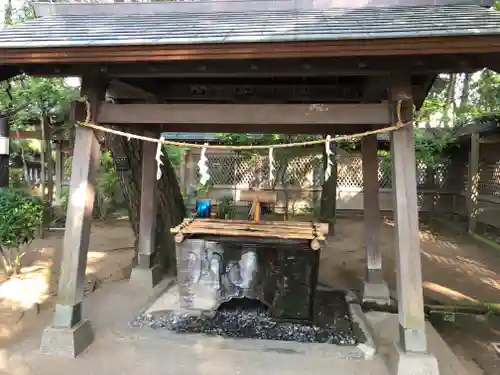 白幡天神社の手水舎