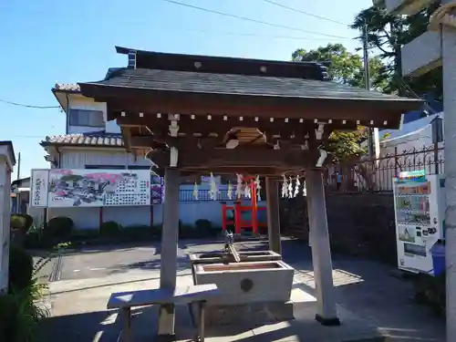 武蔵第六天神社の手水