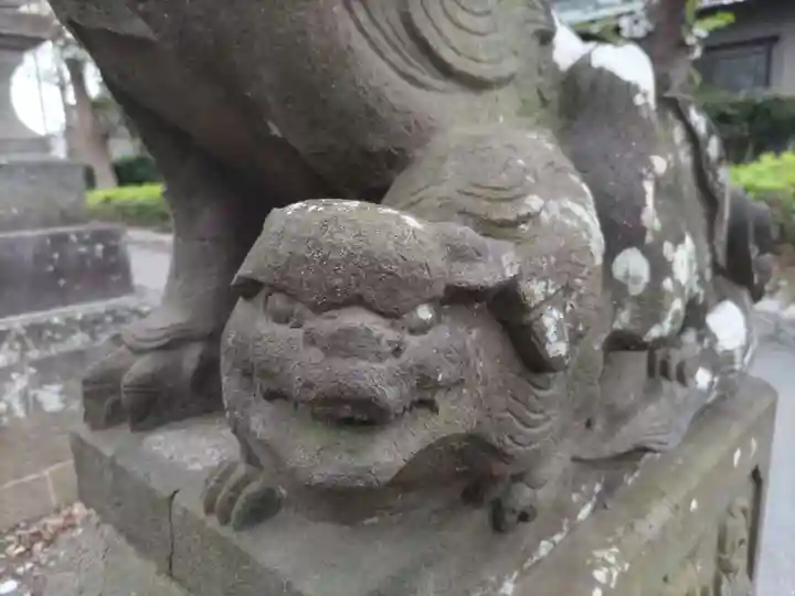 前原御嶽神社の狛犬