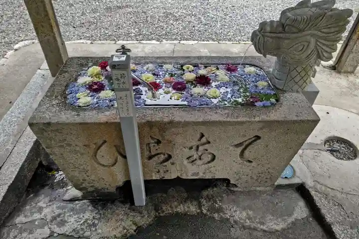 三輪神社の手水舎