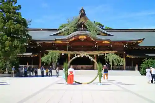 寒川神社の本殿