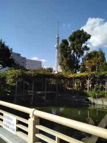 亀戸天神社の庭園