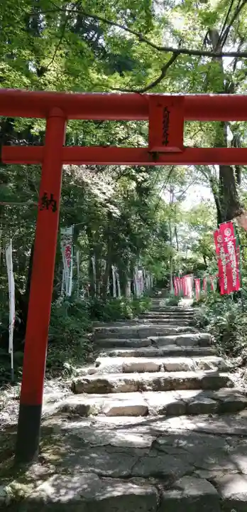 天開稲荷社の鳥居