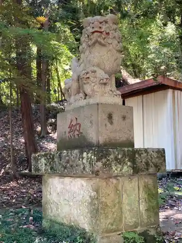 小山田白山神社の狛犬