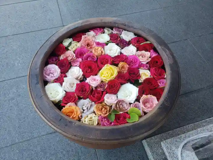 法盛寺の手水舎