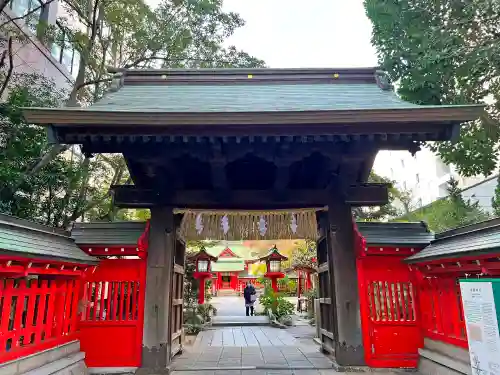 水鏡天満宮の山門