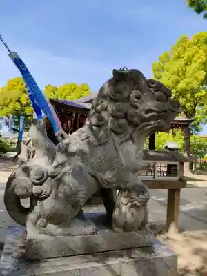 長良八劔社の狛犬
