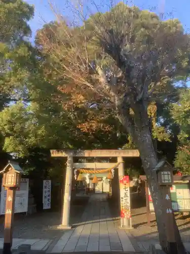 伊奴神社の鳥居