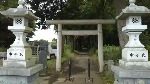 海士部神社の鳥居