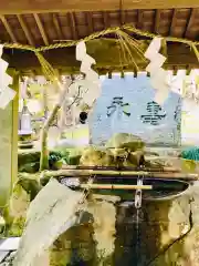 五所駒瀧神社の手水