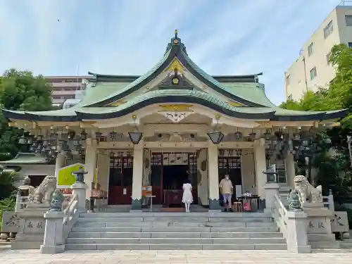 難波八阪神社の本殿・本堂