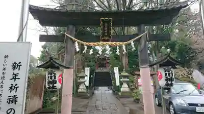 南沢氷川神社の鳥居