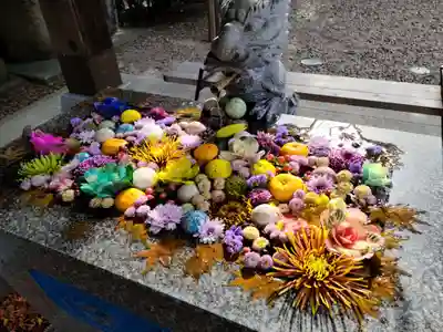 滑川神社 - 仕事と子どもの守り神の手水舎