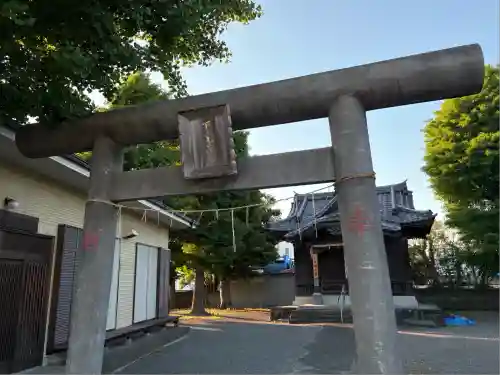 下今井香取神社の鳥居